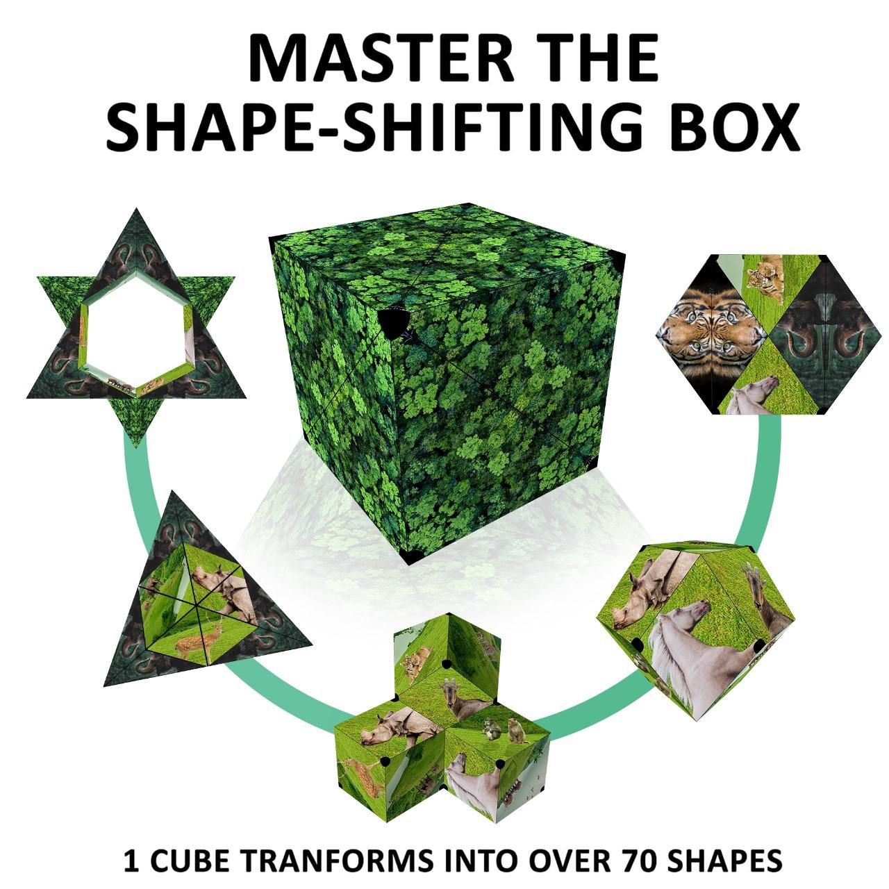 3D Cube Shape Shifting Box